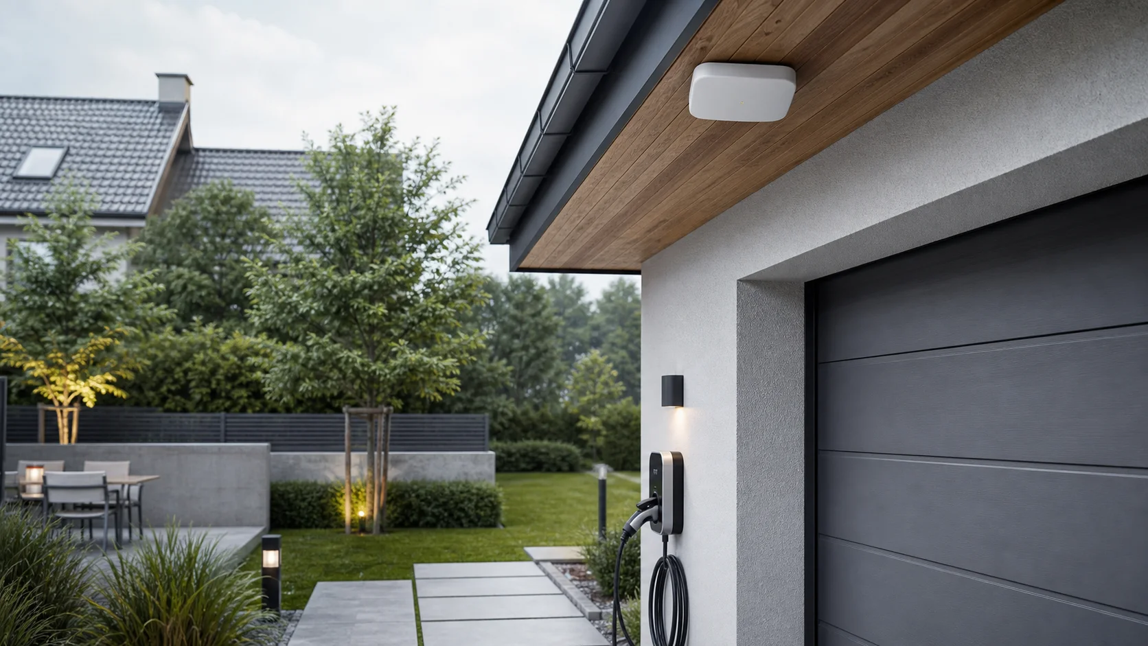 Garage und Garten mit Outdoor-WLAN und Netzwerkabdeckung